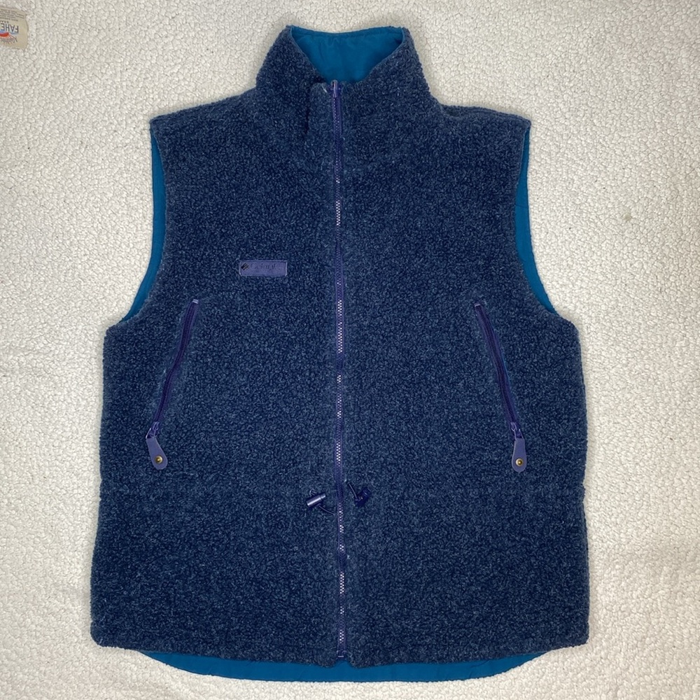Columbia Reversible Deep Pile Women’s Vest: Size Large